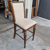 Vintage Wooden Bar Stool
