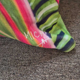 Colorful Leaf Print Pillow