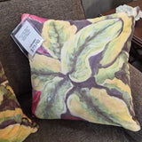 Colorful Leaf Print Pillow