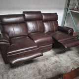 Brown Reclining Sofa
