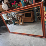 Oversized Wood Framed Mirror