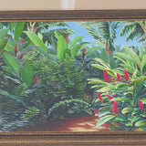 Large Framed Botanical Painting