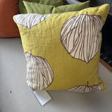 Decorative Throw Pillows with Leaf Pattern