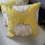 Decorative Throw Pillows with Leaf Pattern