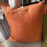 Rust Orange Decorative Pillow