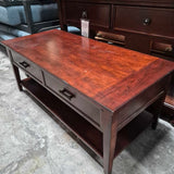 Wooden Coffee Table with Storage