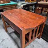 Vintage Wooden Oak Console