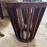 Pair Of Round Designer End Table