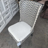 Arhaus Outdoor Chevron Dining Chairs