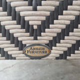 Arhaus Outdoor Chevron Dining Chairs