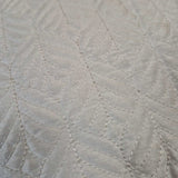 White Quilted Decor Pillow