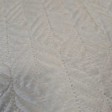 White Quilted Decor Pillow