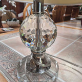 Set Of 3 Crystal Ball Table Lamp