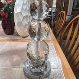 Set Of 3 Crystal Ball Table Lamp