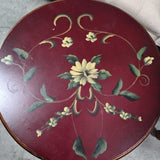 Vintage Floral Accent Table