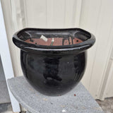 Black Decorative Planter Pot