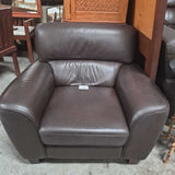 Brown Leather Armchair