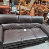 Brown Leather Sofa