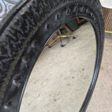 Round Black Wall Mirror