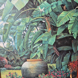 Framed Tropical Garden Artwork