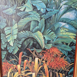 Framed Tropical Landscape Art