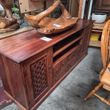 Rustic Wooden Console Table