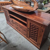 Rustic Wooden Console Table