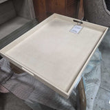 Ivory Textured Serving Tray