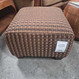 Woven Cube Ottoman