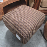 Woven Cube Ottoman