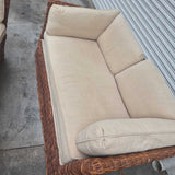 Pierce Martin Rattan Love Seat
