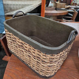 Woven Storage Basket with Handles