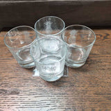 Set of 4 Pineapple Engraved Whiskey Glasses