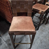 Woven Accent Chair with Cushion