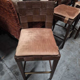Woven Accent Chair with Cushion