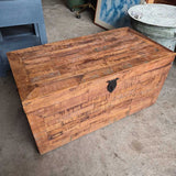 Wooden Storage Trunk Rustic