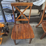 Cherry X Back Dining Chair