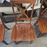 Cherry X Back Dining Chair