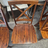 Cherry X Back Dining Chair