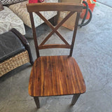 Cherry X Back Dining Chair