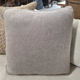 Soft Gray Decorative Pillow Hand Made