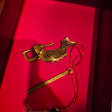 Engraved Brass-Clad Asian Storage Chest