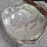 Etched Metal Fish Bowl