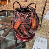 Woven Bamboo Orb Basket