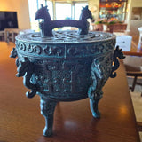 Antique Decorative Bronze Ice Bucket