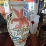 Floral Patterned Porcelain Vase