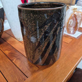 Dark Glazed Pottey Vase