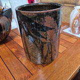 Dark Glazed Pottey Vase