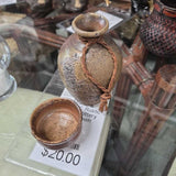 Rustic Lidded Pottery Jar