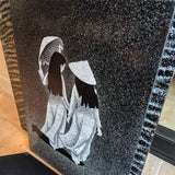 Artistic Black and White Lacquer Wall Art Set 3